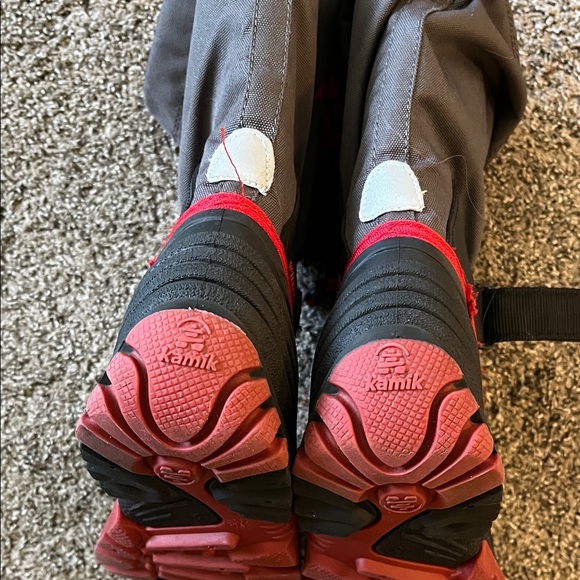 Kamik Black and Red Snow Boots - Picture 9 of 10